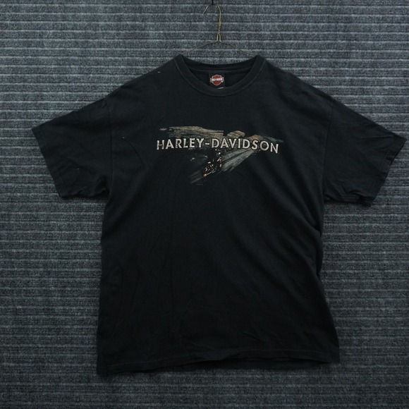 Harley-Davidson Other - Harley-Davidson Graphic T-Shirt Mens XL Black Smoky Mountain Tennessee Dragon